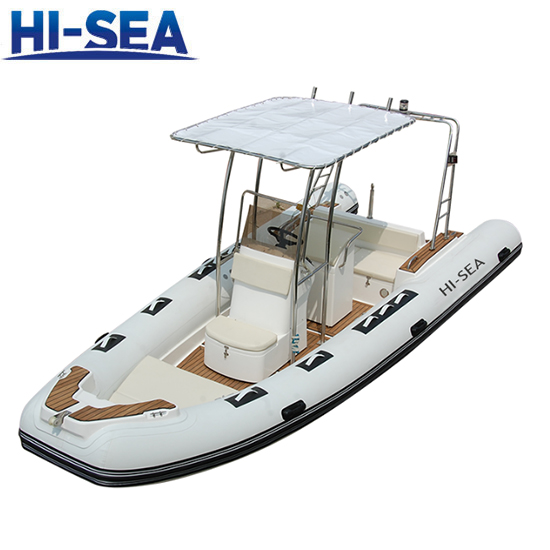 6.8m 12 Persons Rigid Inflatable Boat With Engine